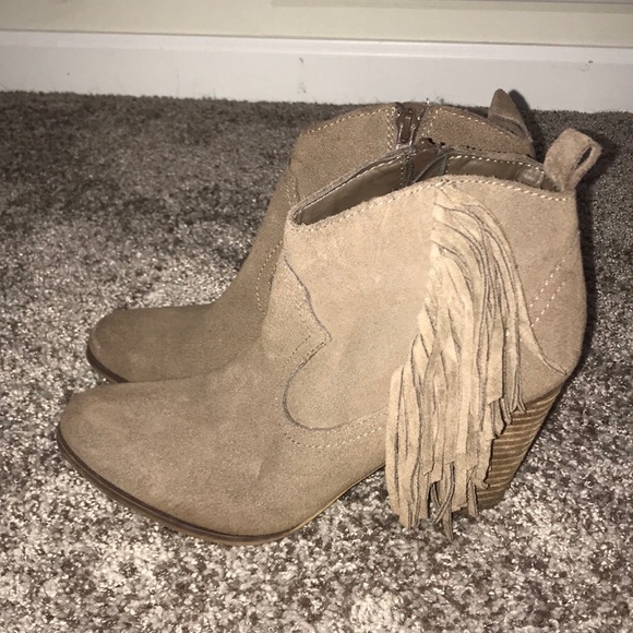 Steve Madden Fringe Booties - Picture 2 of 5